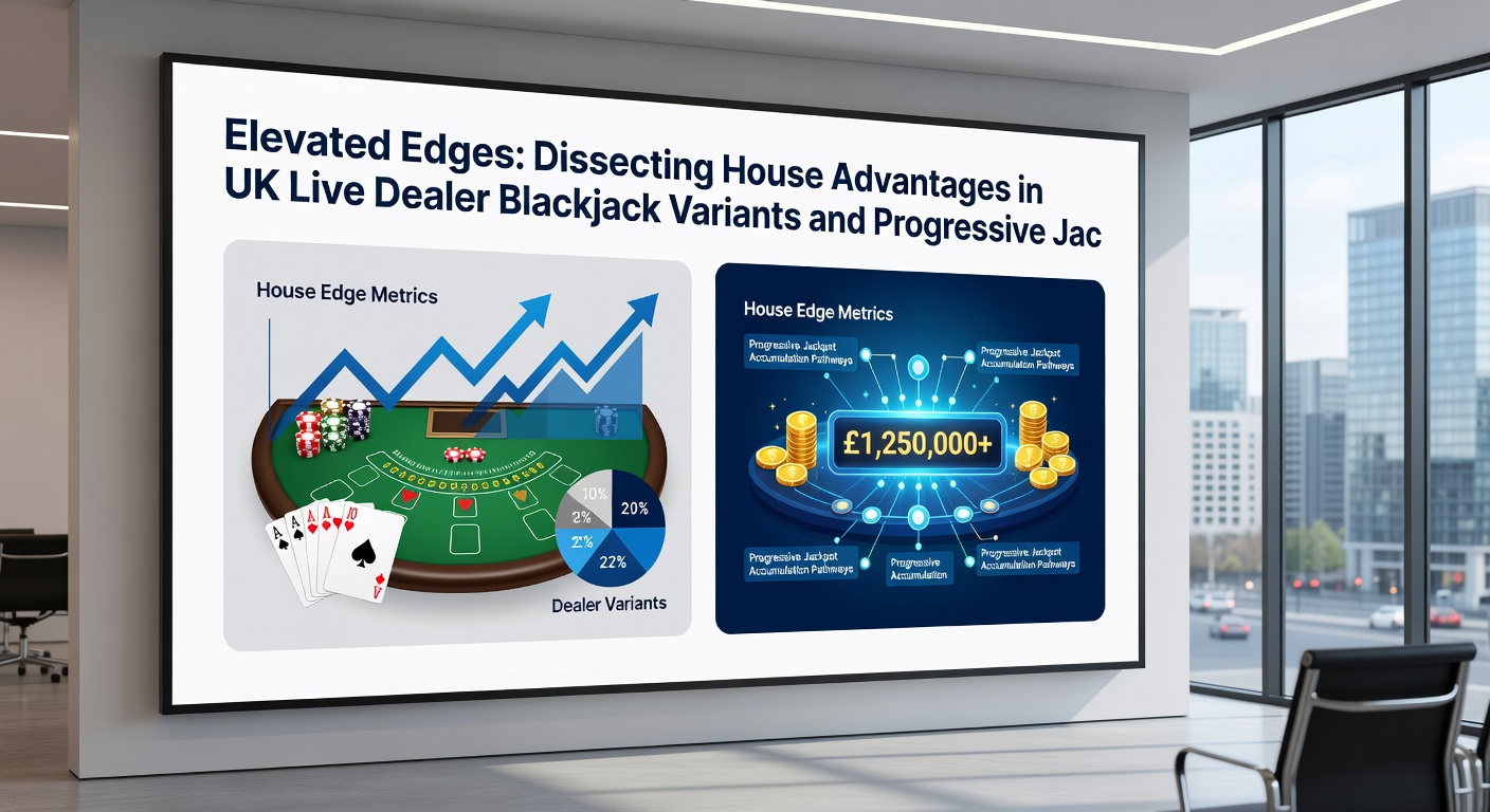Screenshot of a progressive jackpot slot interface displaying current jackpot totals and paytable with house edge indicators