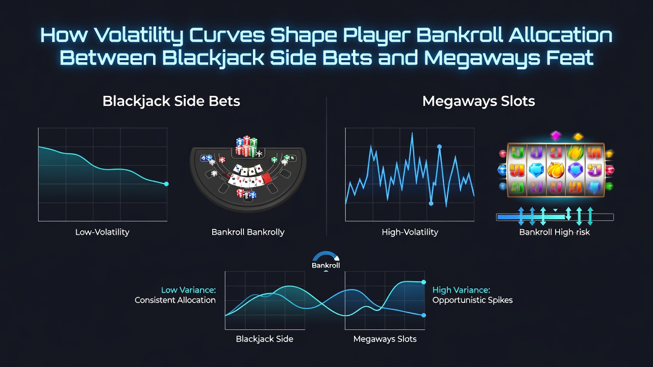 Illustration of Megaways slot interface demonstrating volatility impact on player bankroll decisions