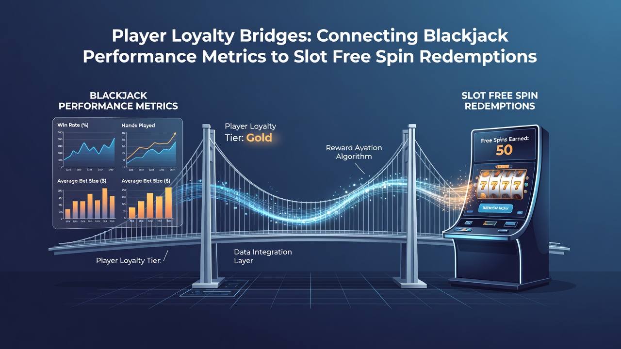 Player reviewing slot free spin balance earned from blackjack session metrics on a casino app